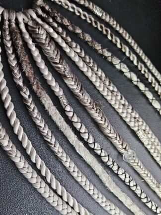 élastique tressé accessoire unique coiffure lavable personnalisable