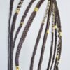 élastique tressé braids vanille lock lavable durable