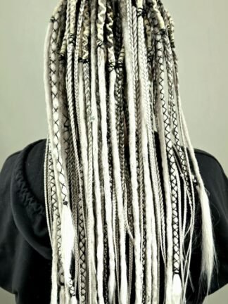 mèches à poser tresses personnalisables locks assortiment coiffure afro lavables réutilisables