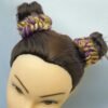 attache cheveux tressé lavable chignon accessoire