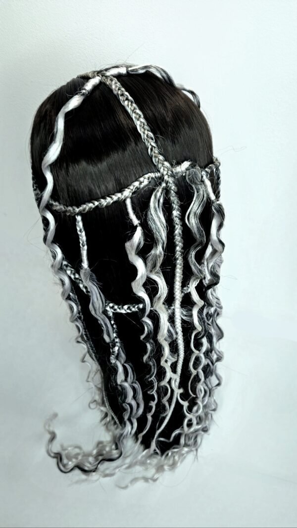 accessoire bijoux de tête cheveux tresses extensions bonnet viking médiévale