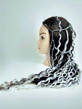 accessoire bijoux de tête cheveux tresses extensions bonnet viking médiévale
