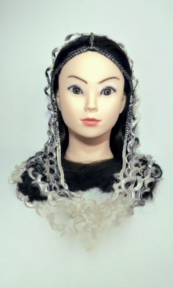 accessoire bijoux de tête cheveux tresses extensions bonnet viking médiéval