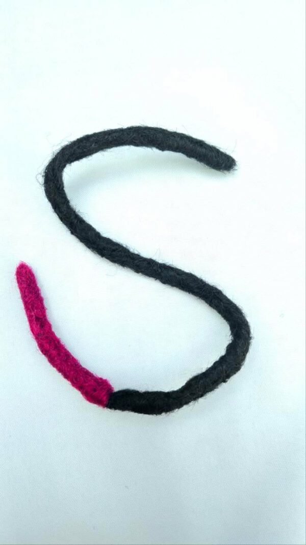 Attache Flexible locks amovible fait main au crochet lavable. Coiffure afro