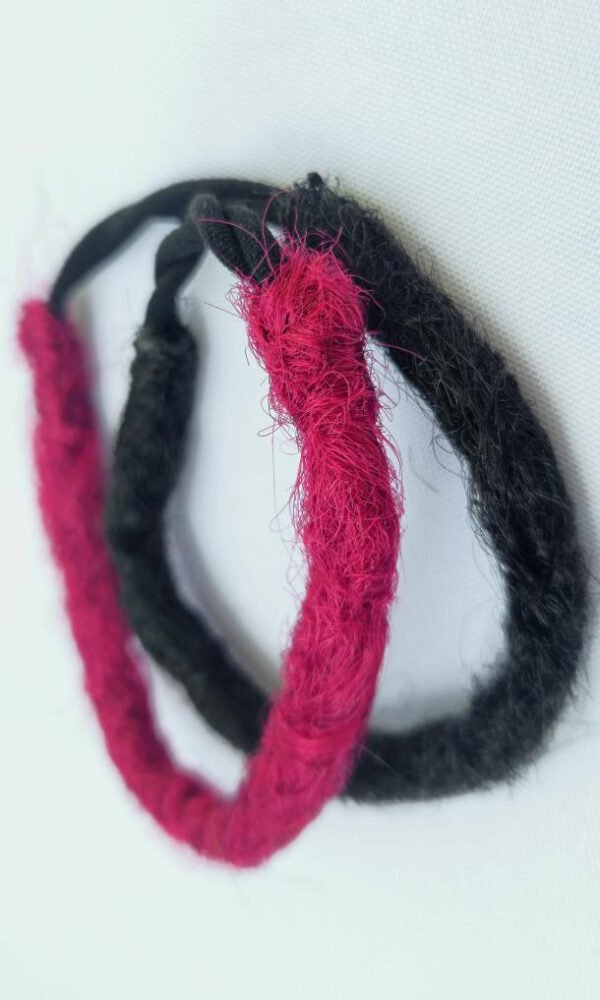 Attache double élastique locks tendance coiffure afro lavable exclusif dreadlocks