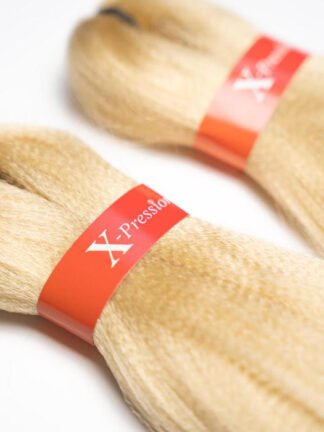 Extensions pré tirées tresses collées braid knowless coiffure afro Blond