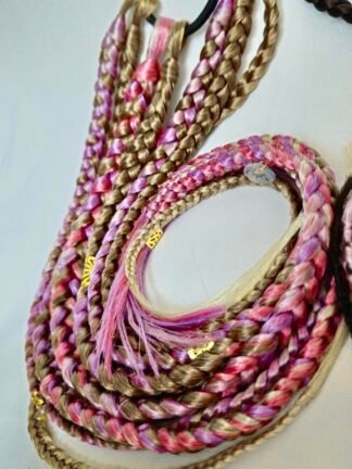 Tresses élastique lavable prêt-à-porter accessoires coiffure cheveux extensions
